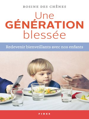 cover image of Une génération blessée